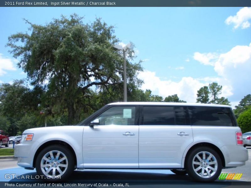 Ingot Silver Metallic / Charcoal Black 2011 Ford Flex Limited