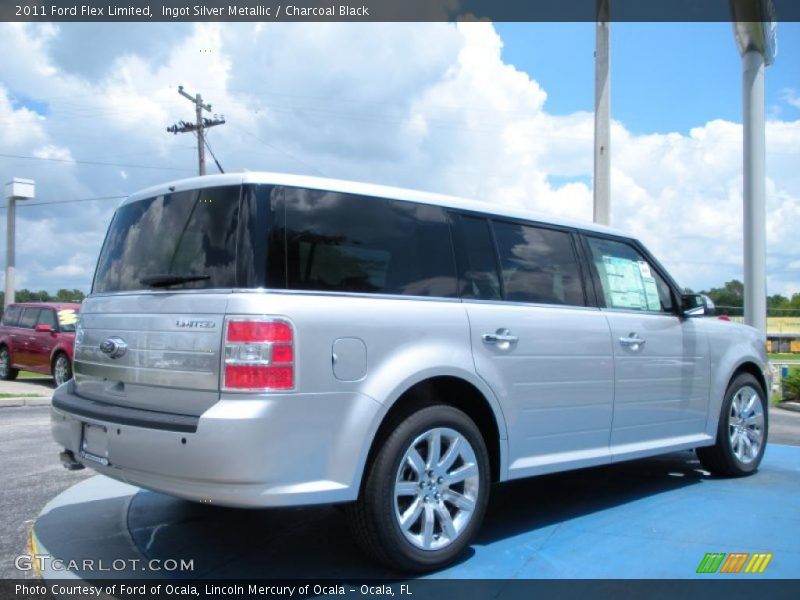 Ingot Silver Metallic / Charcoal Black 2011 Ford Flex Limited