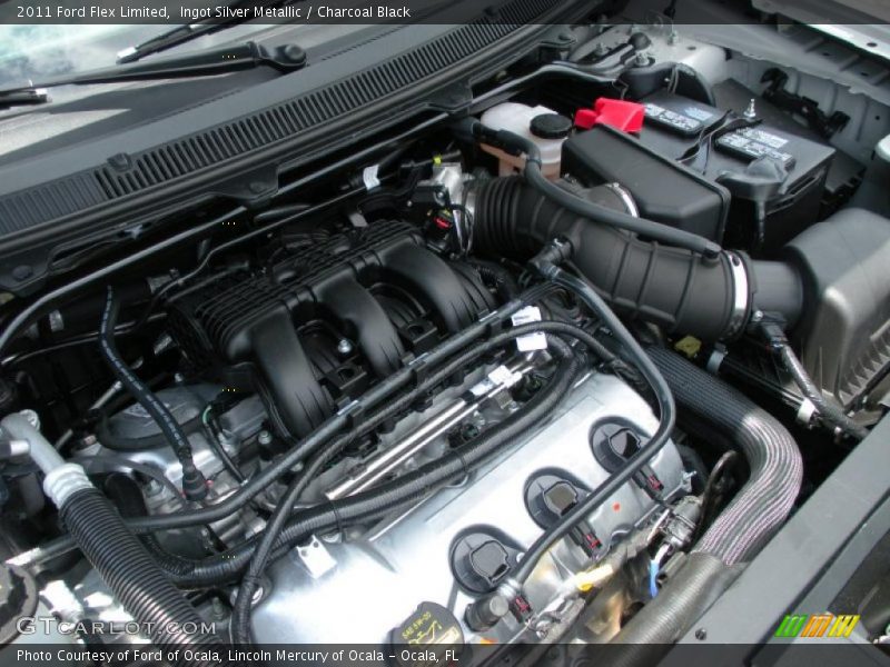 Ingot Silver Metallic / Charcoal Black 2011 Ford Flex Limited