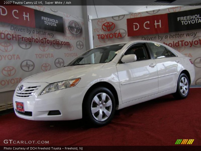 Super White / Ash 2007 Toyota Camry LE V6