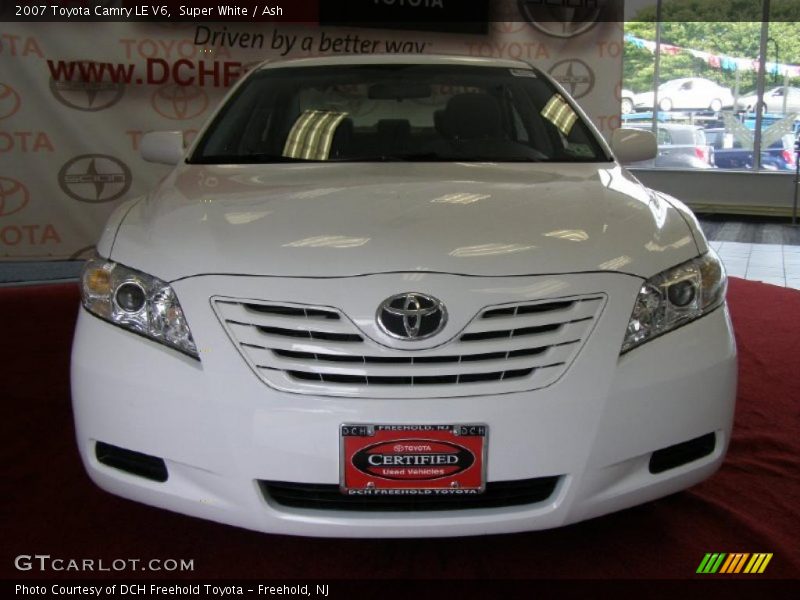 Super White / Ash 2007 Toyota Camry LE V6
