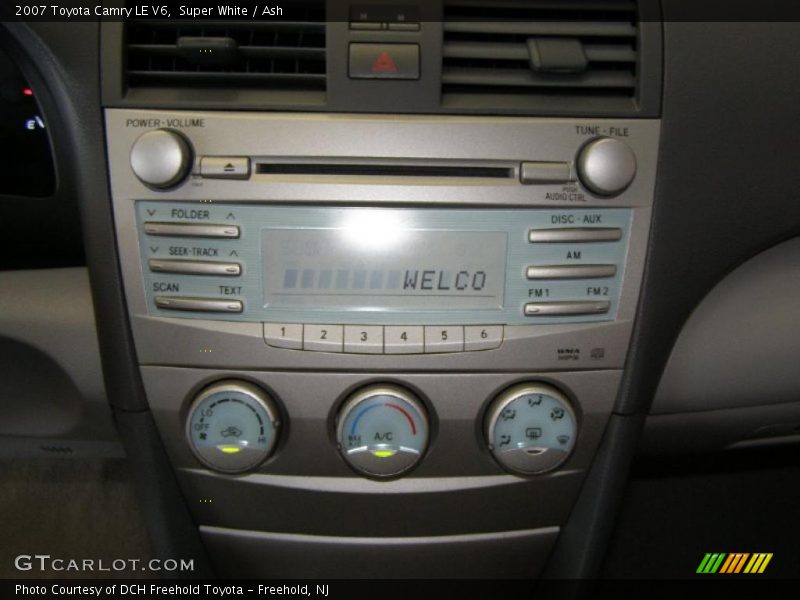 Super White / Ash 2007 Toyota Camry LE V6