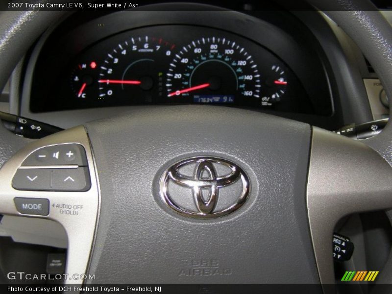 Super White / Ash 2007 Toyota Camry LE V6
