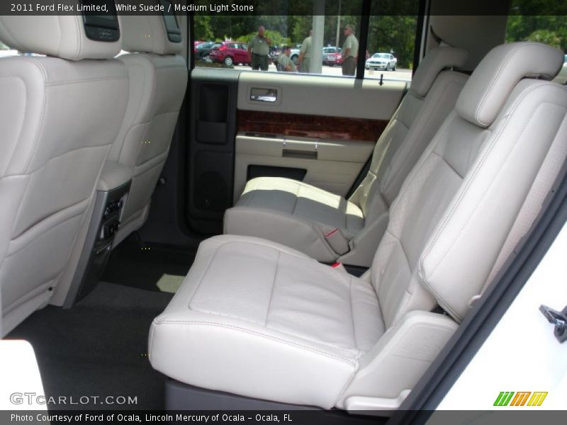 White Suede / Medium Light Stone 2011 Ford Flex Limited