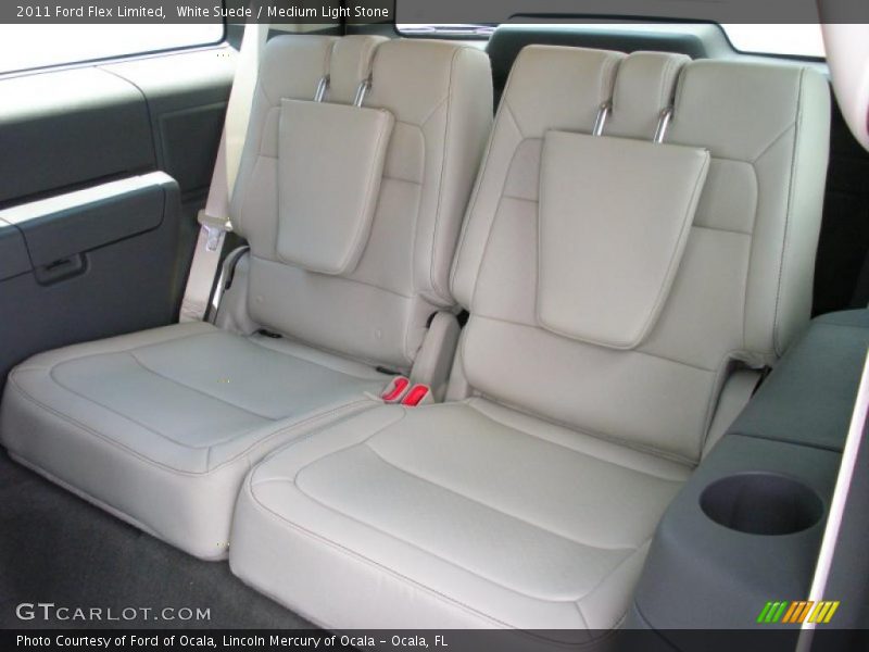 White Suede / Medium Light Stone 2011 Ford Flex Limited