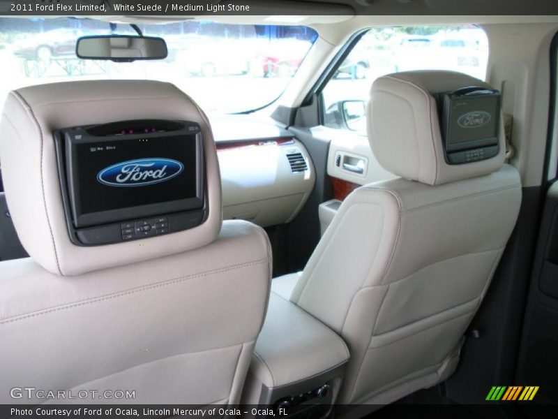 White Suede / Medium Light Stone 2011 Ford Flex Limited