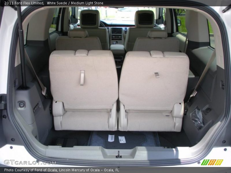 White Suede / Medium Light Stone 2011 Ford Flex Limited