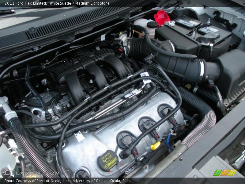 White Suede / Medium Light Stone 2011 Ford Flex Limited