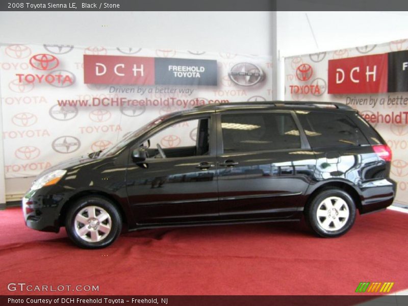Black / Stone 2008 Toyota Sienna LE