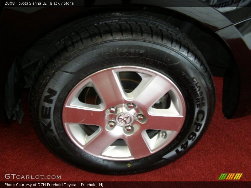 Black / Stone 2008 Toyota Sienna LE