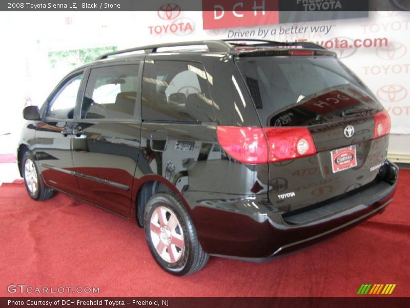 Black / Stone 2008 Toyota Sienna LE