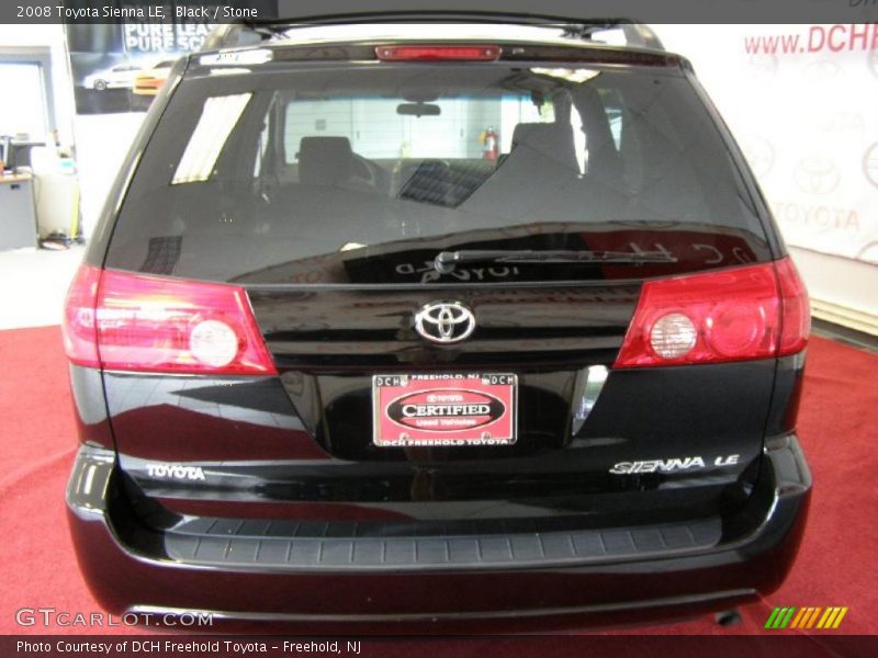Black / Stone 2008 Toyota Sienna LE