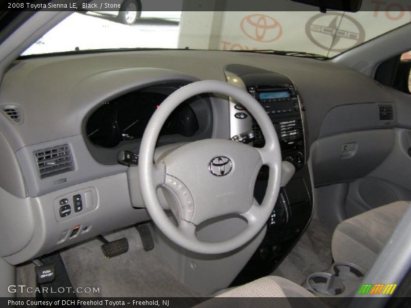 Black / Stone 2008 Toyota Sienna LE