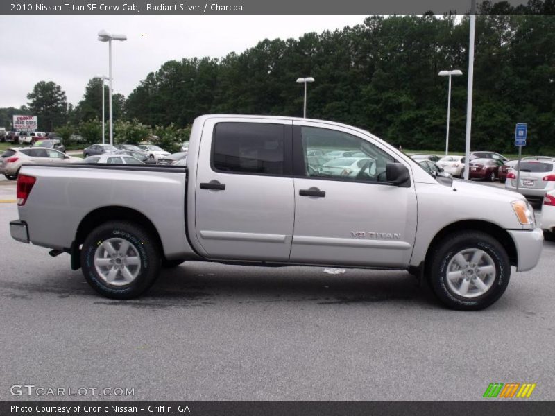 Radiant Silver / Charcoal 2010 Nissan Titan SE Crew Cab