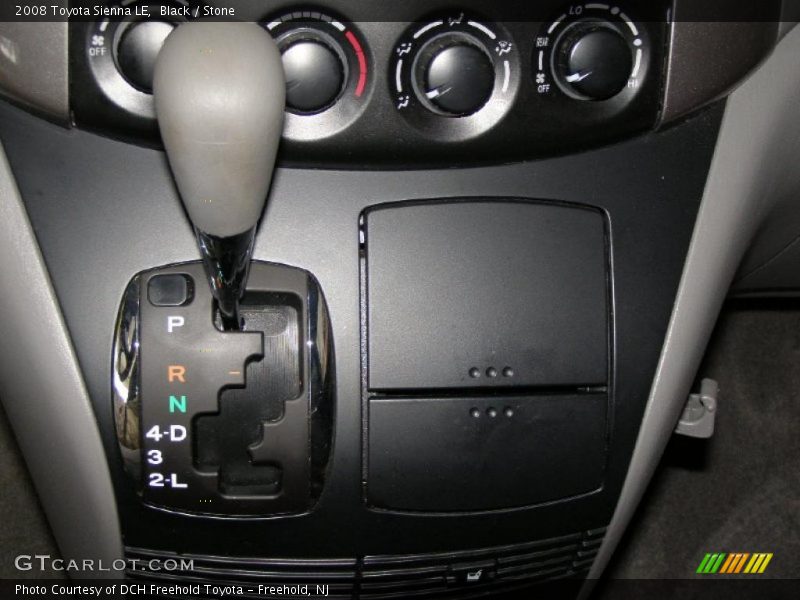 Black / Stone 2008 Toyota Sienna LE