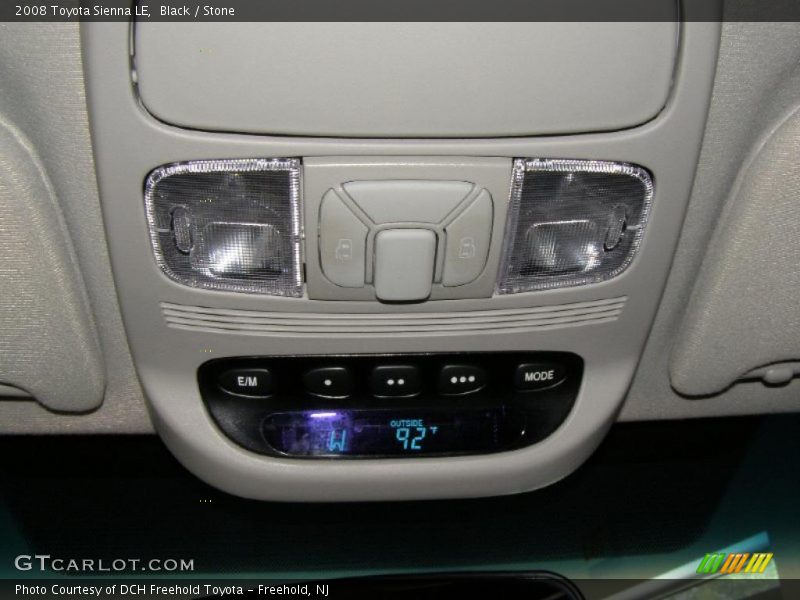 Black / Stone 2008 Toyota Sienna LE