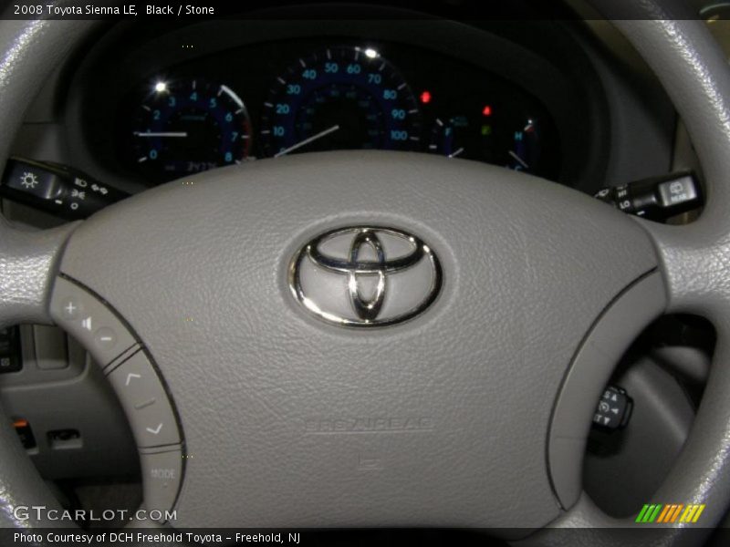 Black / Stone 2008 Toyota Sienna LE