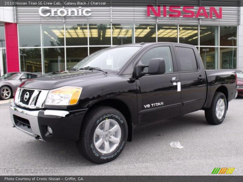 Galaxy Black / Charcoal 2010 Nissan Titan SE Crew Cab