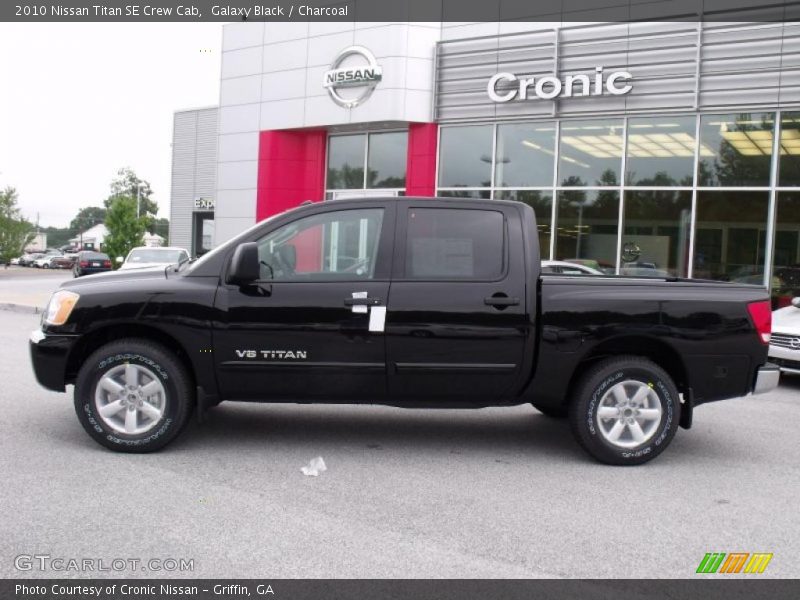 Galaxy Black / Charcoal 2010 Nissan Titan SE Crew Cab