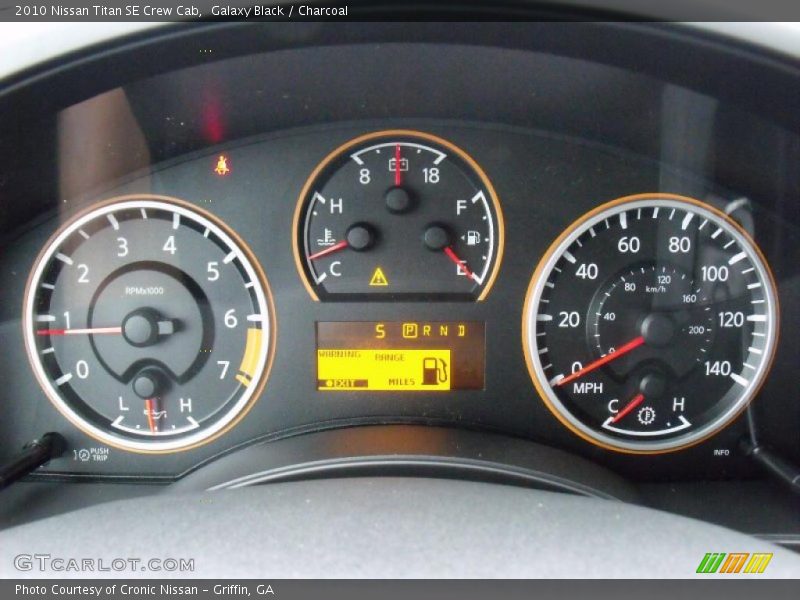 Galaxy Black / Charcoal 2010 Nissan Titan SE Crew Cab