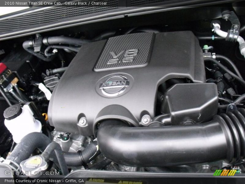 Galaxy Black / Charcoal 2010 Nissan Titan SE Crew Cab