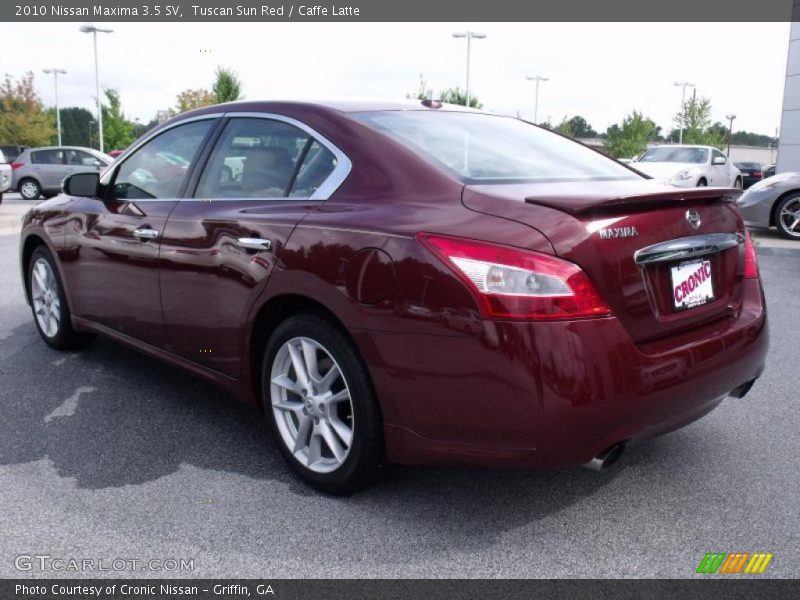 Tuscan Sun Red / Caffe Latte 2010 Nissan Maxima 3.5 SV