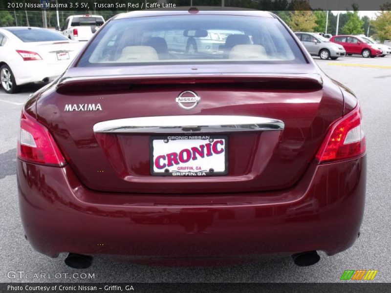 Tuscan Sun Red / Caffe Latte 2010 Nissan Maxima 3.5 SV