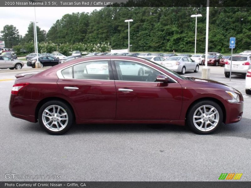 Tuscan Sun Red / Caffe Latte 2010 Nissan Maxima 3.5 SV