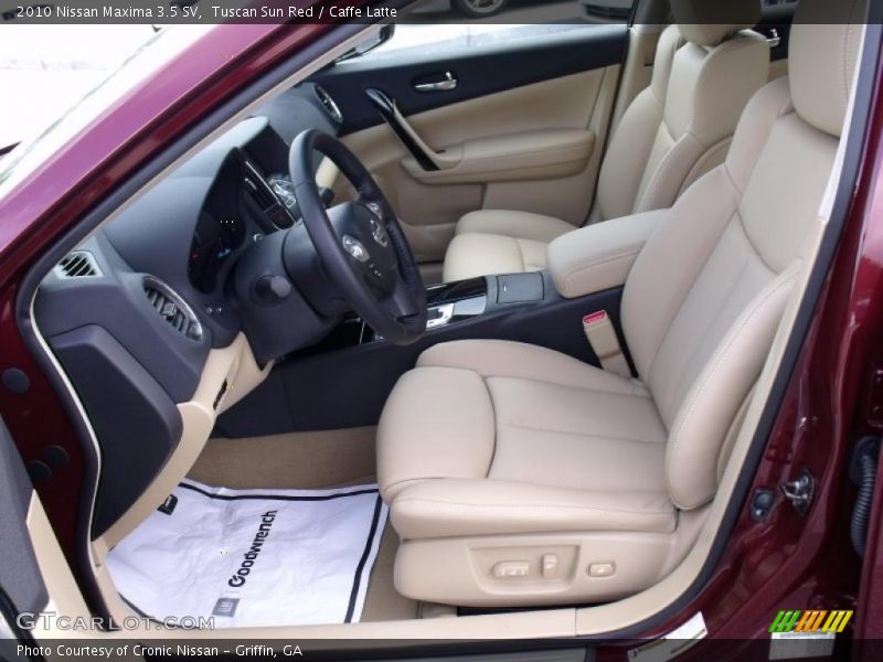 Tuscan Sun Red / Caffe Latte 2010 Nissan Maxima 3.5 SV