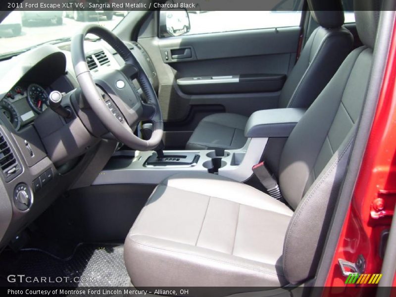 Sangria Red Metallic / Charcoal Black 2011 Ford Escape XLT V6
