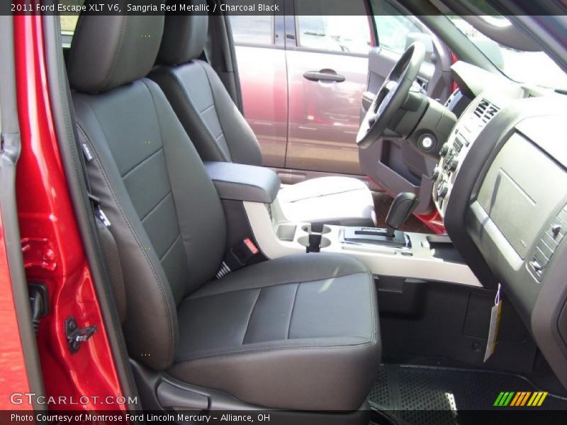 Sangria Red Metallic / Charcoal Black 2011 Ford Escape XLT V6