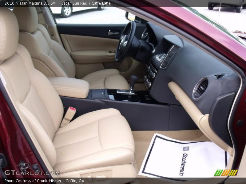 Tuscan Sun Red / Caffe Latte 2010 Nissan Maxima 3.5 SV