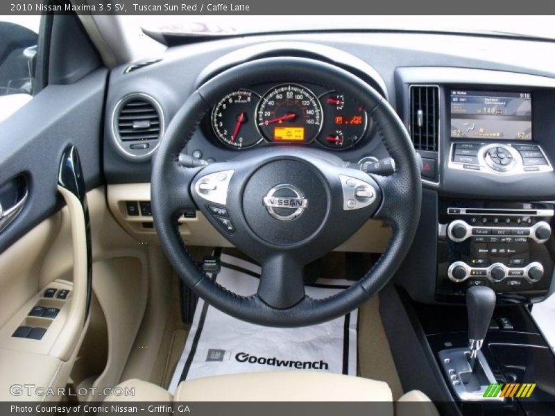 Tuscan Sun Red / Caffe Latte 2010 Nissan Maxima 3.5 SV
