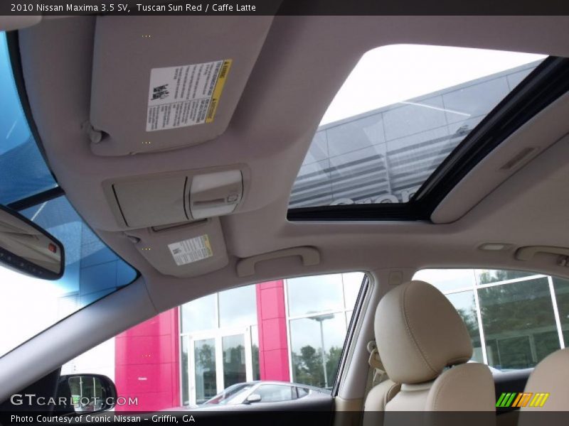 Tuscan Sun Red / Caffe Latte 2010 Nissan Maxima 3.5 SV