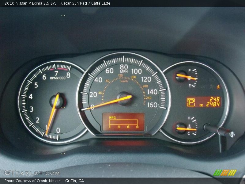 Tuscan Sun Red / Caffe Latte 2010 Nissan Maxima 3.5 SV
