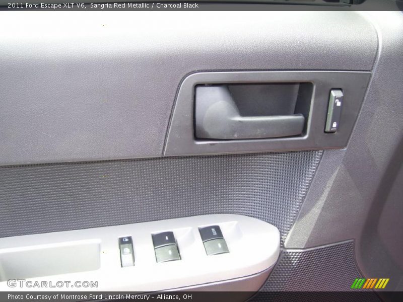 Sangria Red Metallic / Charcoal Black 2011 Ford Escape XLT V6