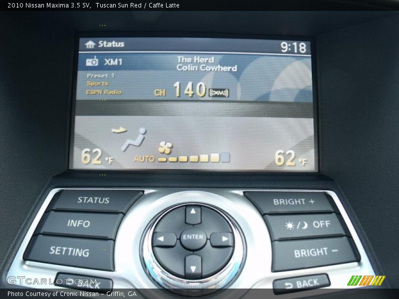 Tuscan Sun Red / Caffe Latte 2010 Nissan Maxima 3.5 SV