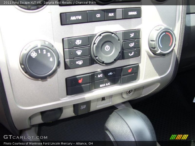 Sangria Red Metallic / Charcoal Black 2011 Ford Escape XLT V6