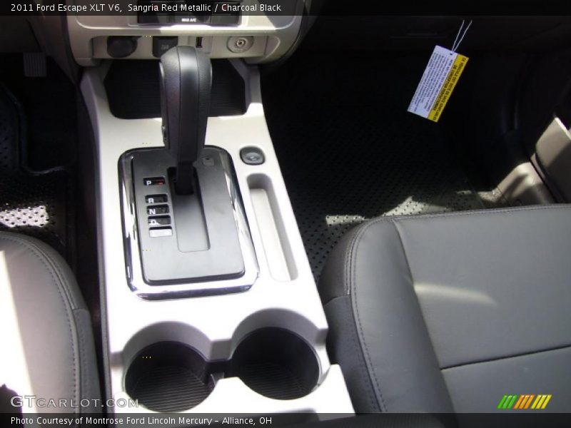 Sangria Red Metallic / Charcoal Black 2011 Ford Escape XLT V6
