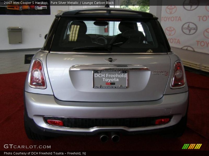 Pure Silver Metallic / Lounge Carbon Black 2007 Mini Cooper S Hardtop
