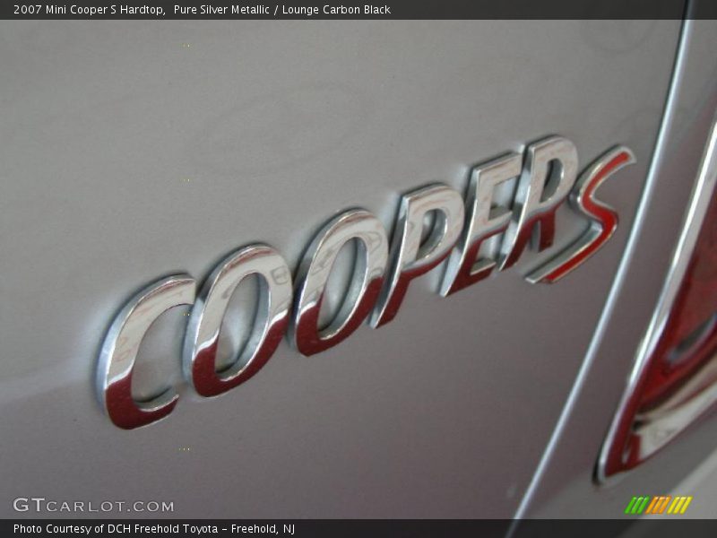 Pure Silver Metallic / Lounge Carbon Black 2007 Mini Cooper S Hardtop