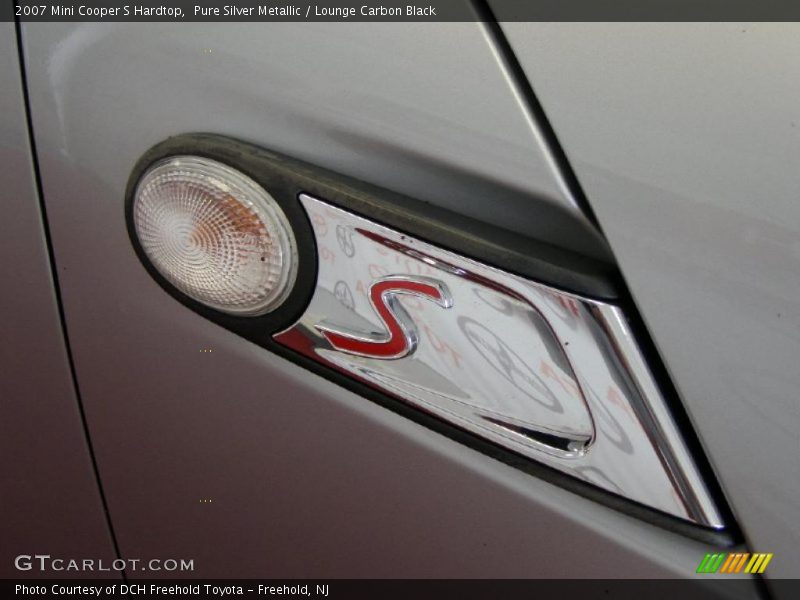 Pure Silver Metallic / Lounge Carbon Black 2007 Mini Cooper S Hardtop