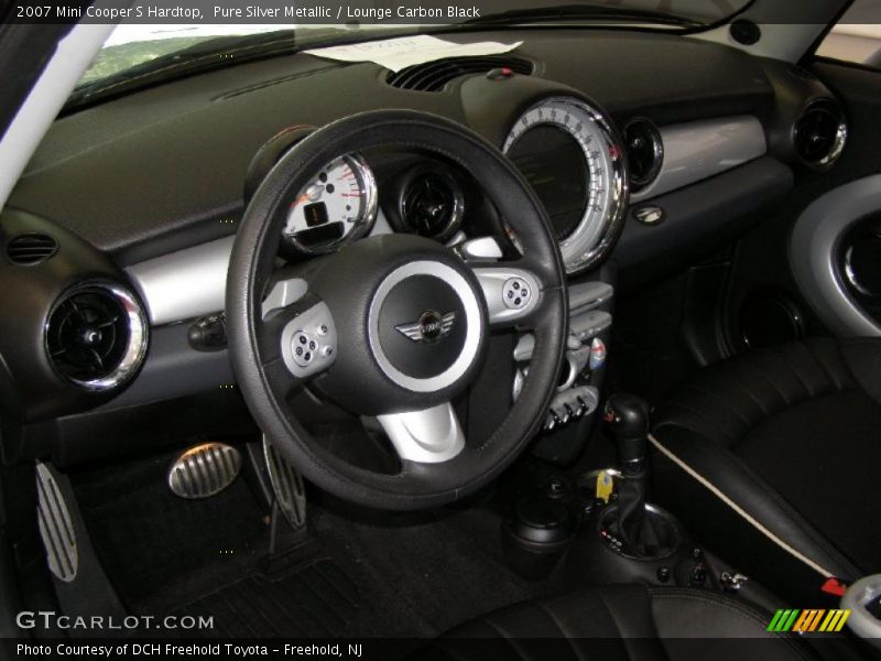 Pure Silver Metallic / Lounge Carbon Black 2007 Mini Cooper S Hardtop
