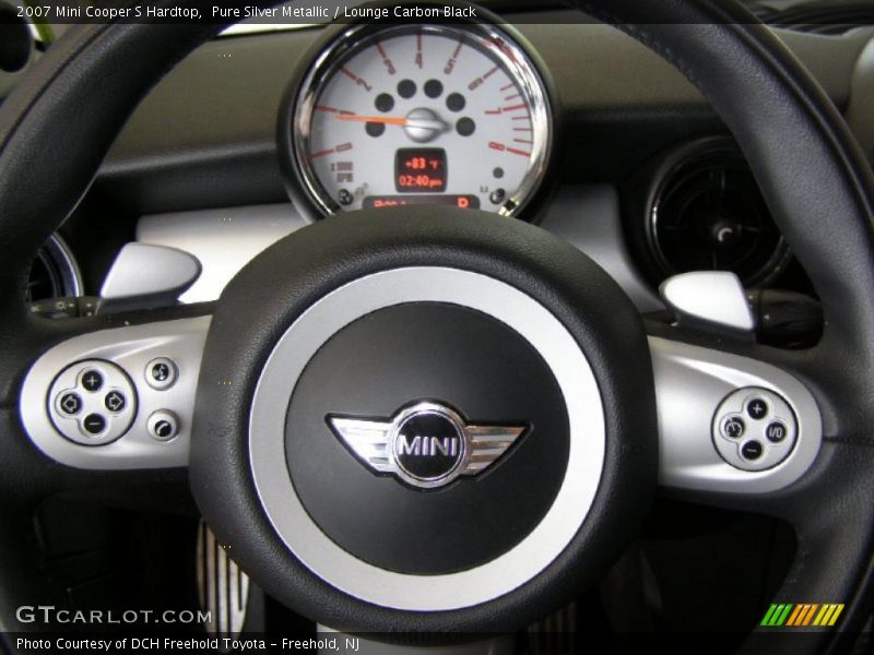 Pure Silver Metallic / Lounge Carbon Black 2007 Mini Cooper S Hardtop
