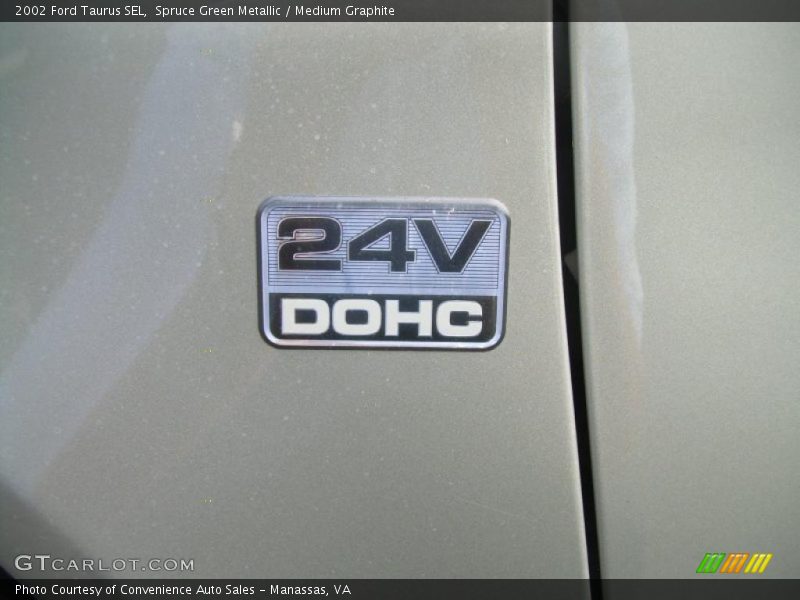 Spruce Green Metallic / Medium Graphite 2002 Ford Taurus SEL