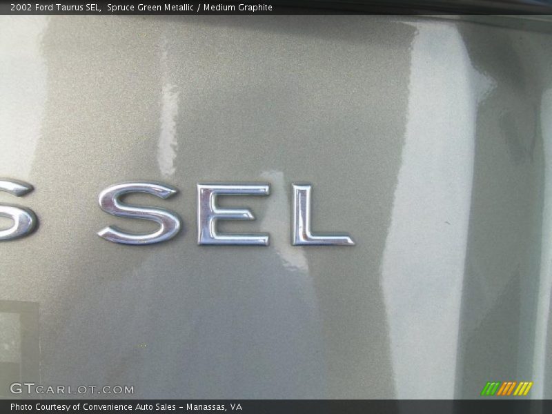 Spruce Green Metallic / Medium Graphite 2002 Ford Taurus SEL
