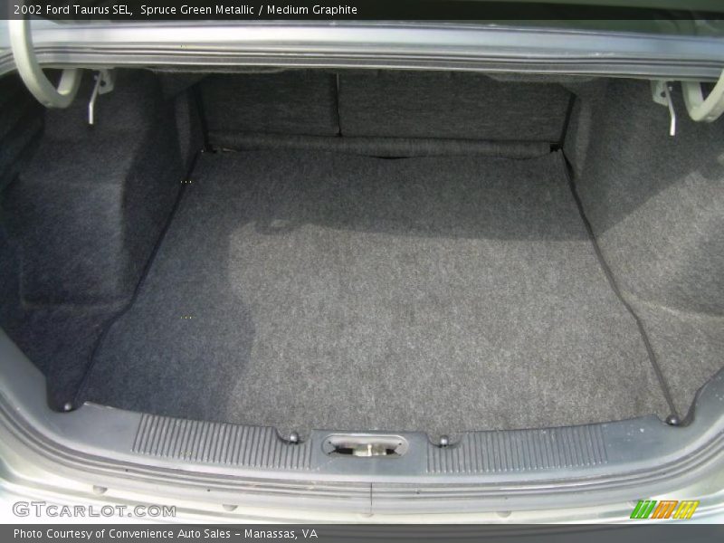 Spruce Green Metallic / Medium Graphite 2002 Ford Taurus SEL