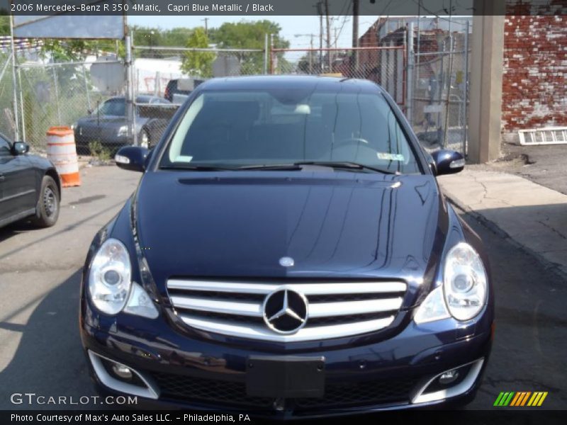 Capri Blue Metallic / Black 2006 Mercedes-Benz R 350 4Matic