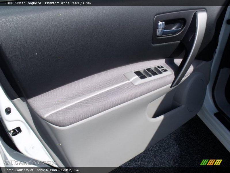 Phantom White Pearl / Gray 2008 Nissan Rogue SL