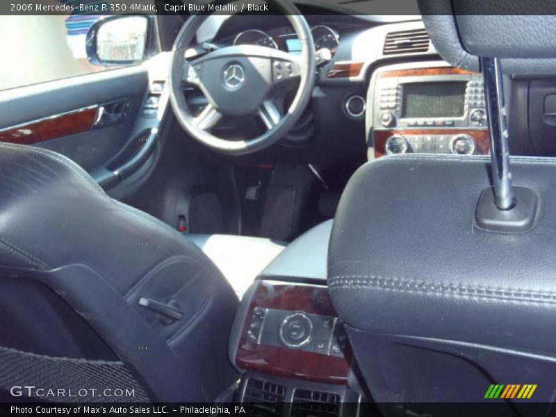 Capri Blue Metallic / Black 2006 Mercedes-Benz R 350 4Matic